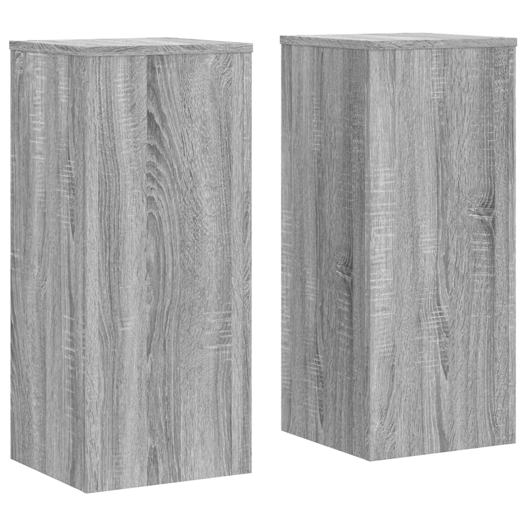 Taimealused 2 tk, hall Sonoma, 30x30x70 cm, tehispuit