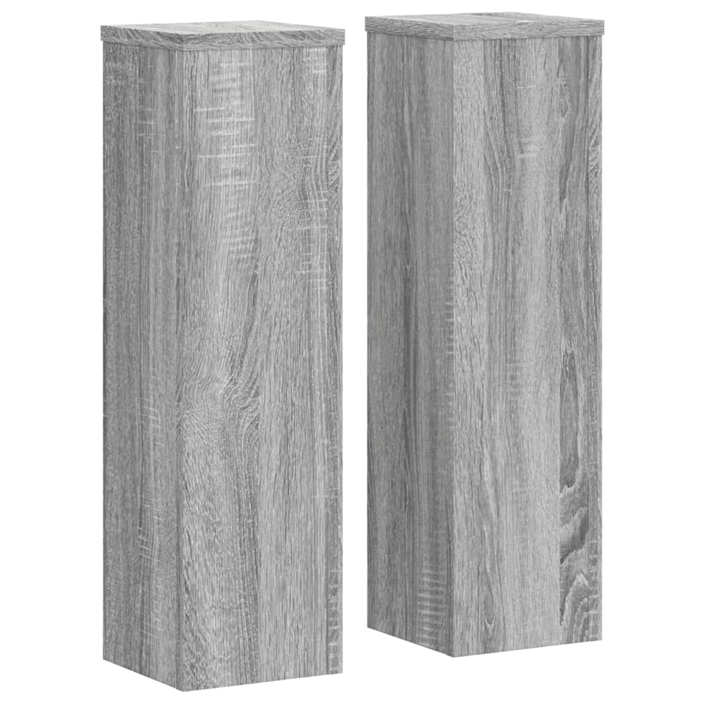 Taimealused 2 tk, hall Sonoma, 17 x 17 x 60 cm, tehispuit