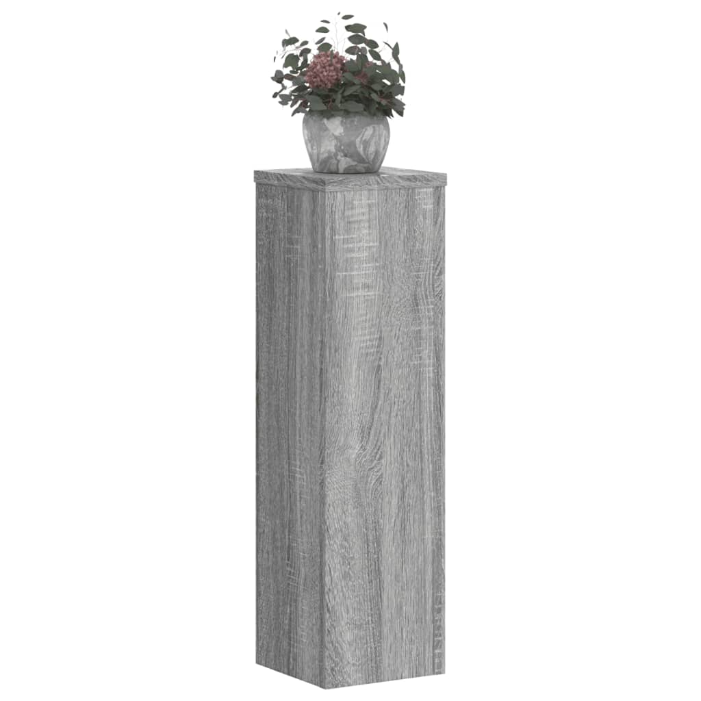 Taimealused 2 tk, hall Sonoma, 17 x 17 x 60 cm, tehispuit