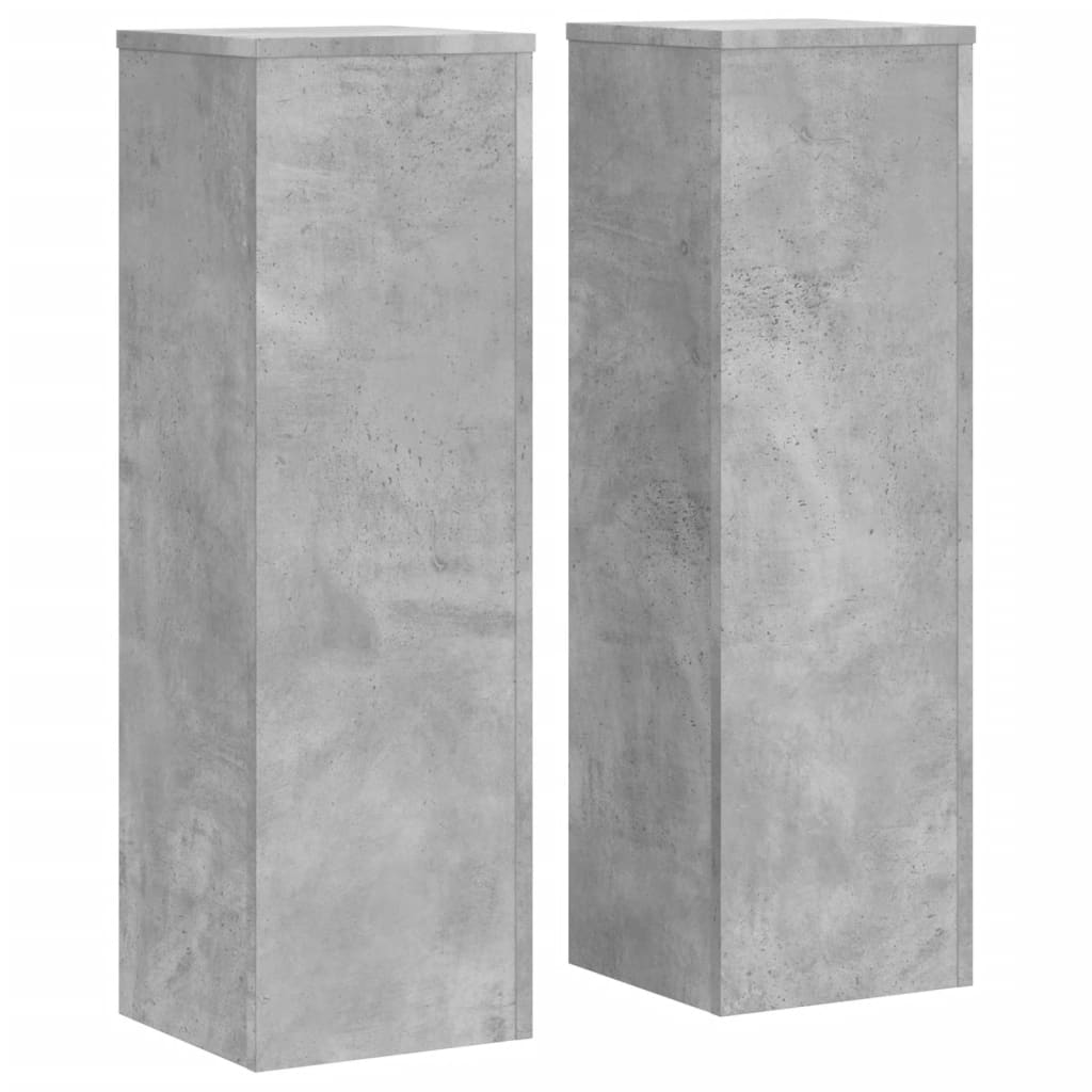 Taimealused 2 tk, betoonhall, 25x25x80 cm, tehispuit