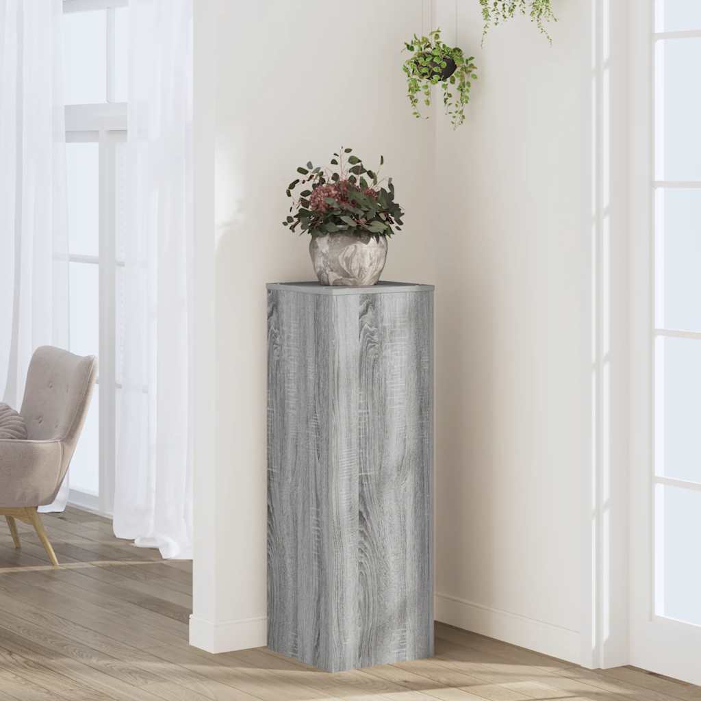 Taimealus, hall Sonoma tamm, 33 x 33 x 100 cm, tehispuit