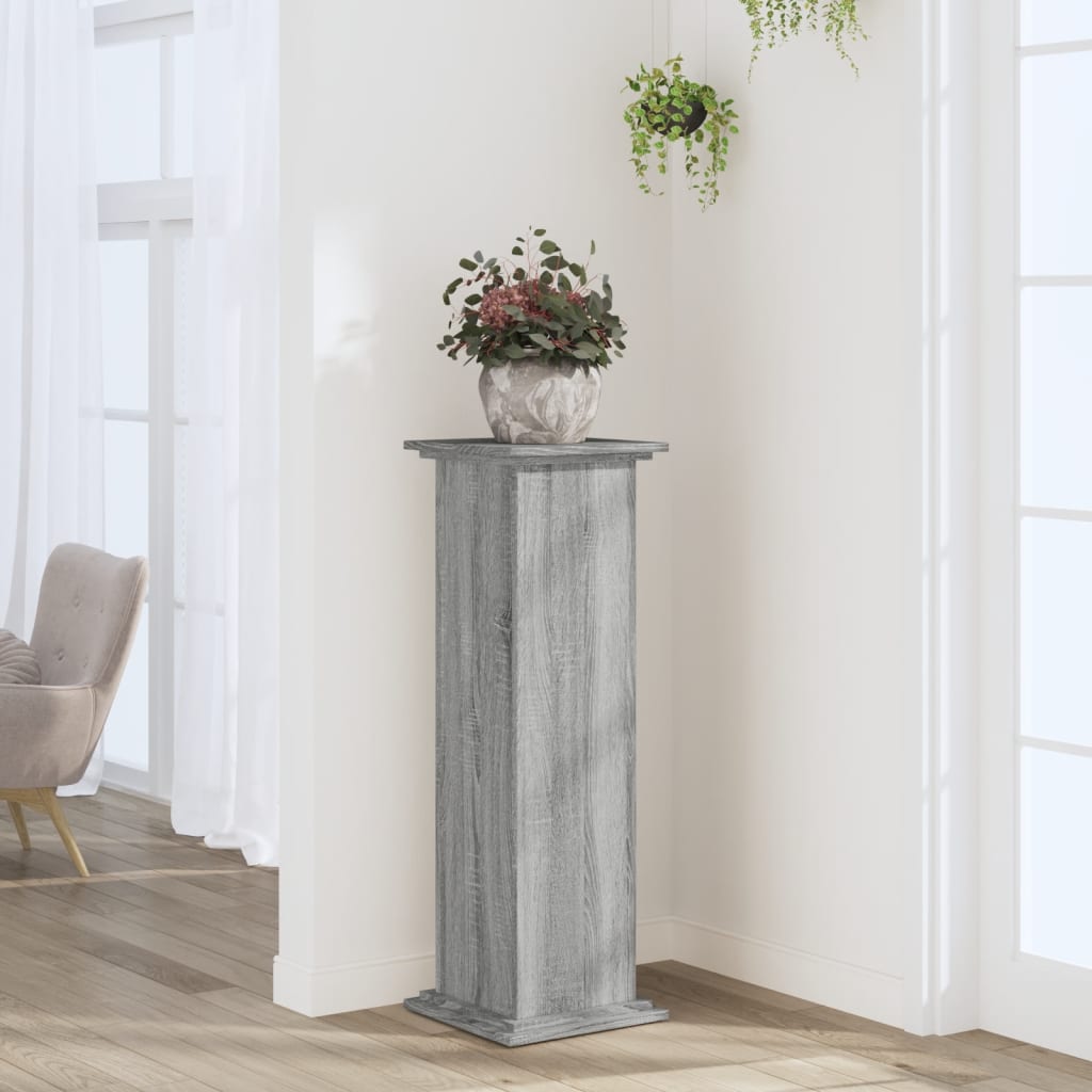 Taimealus, hall Sonoma tamm, 33 x 33 x 100 cm, tehispuit