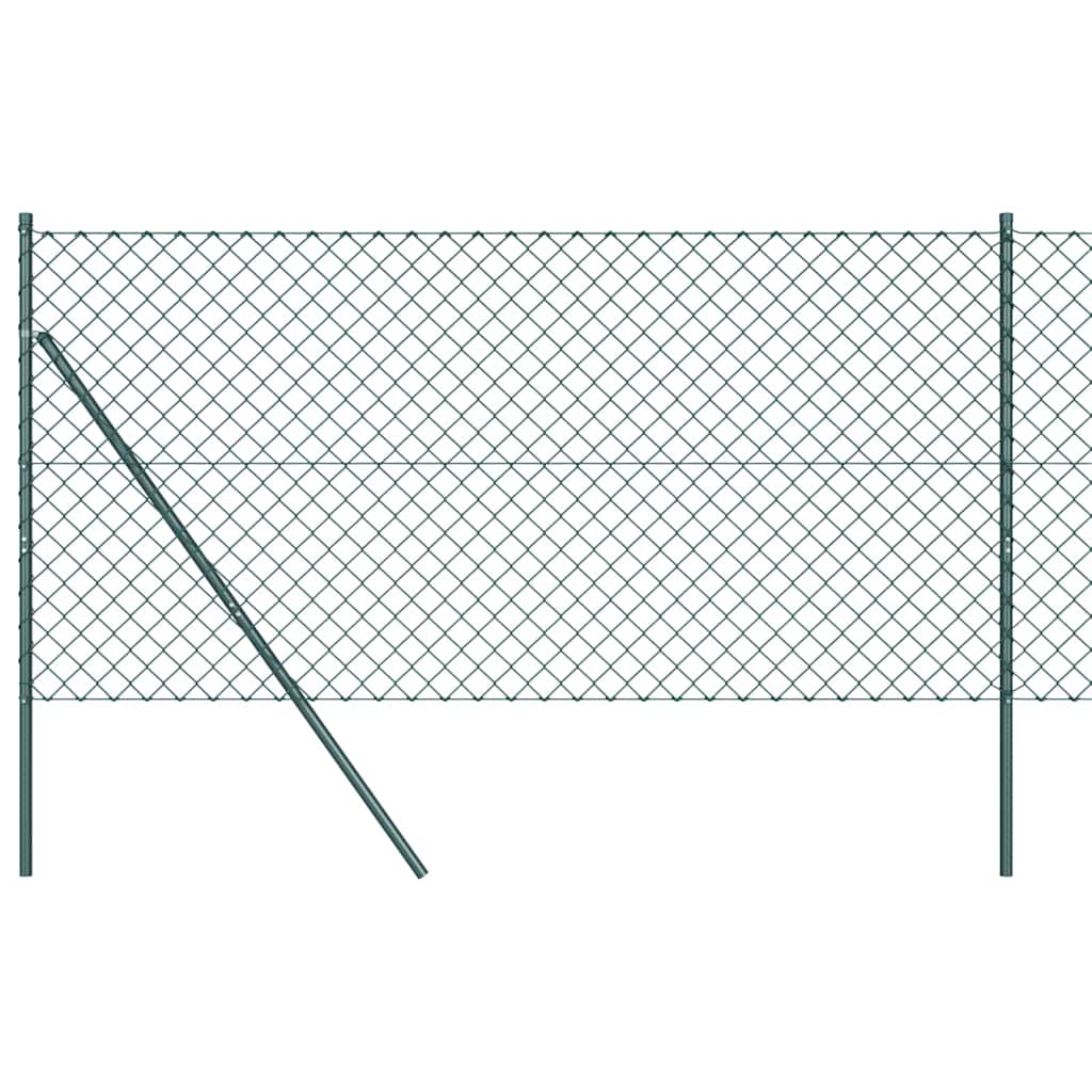 Aediku Sisevahe Fikseerimine 1 x 25 m PVC-kaetud teras Roheline