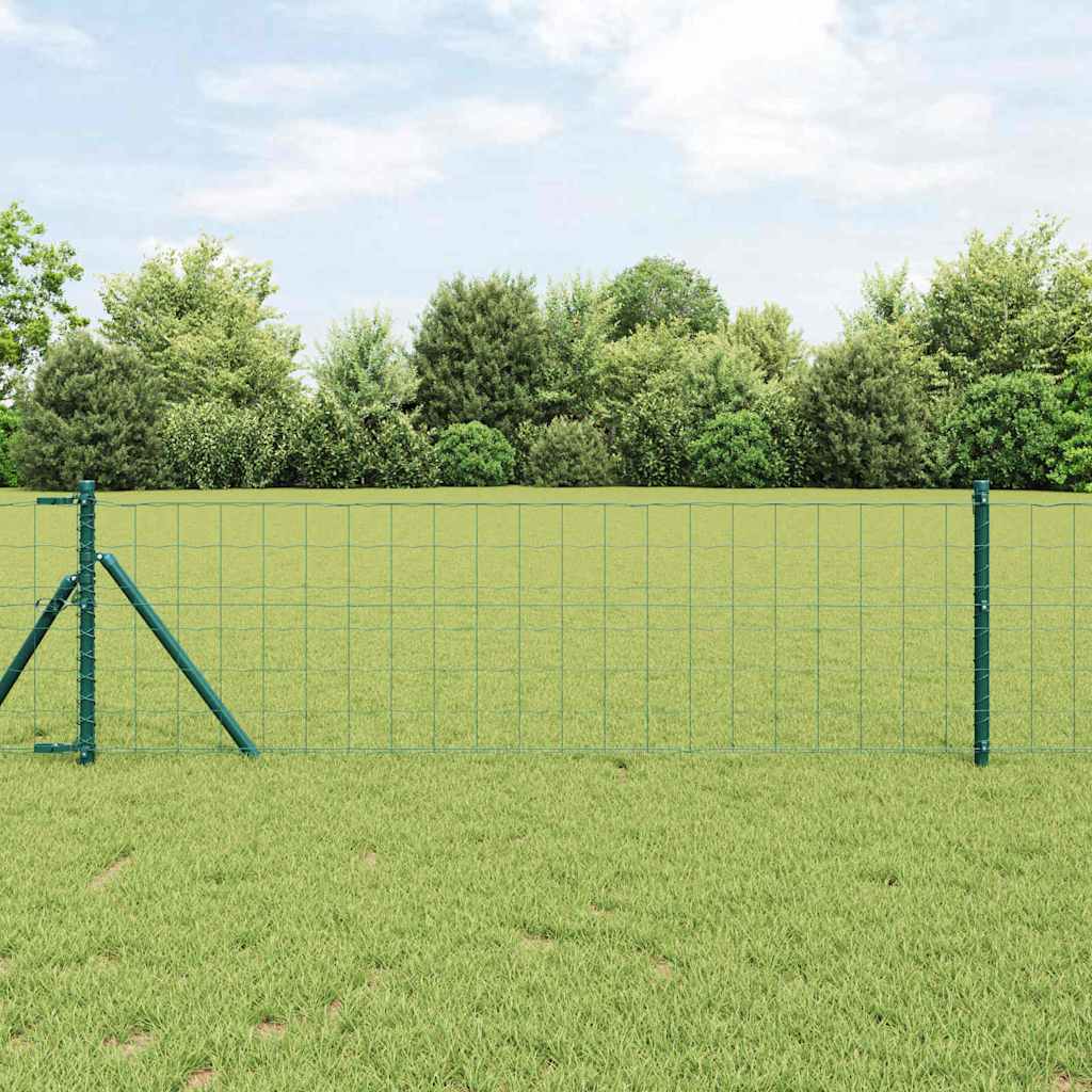 Euro Aia Põhja Kinnitus 10 x 0,8 m PVC-kaetud teras Roheline