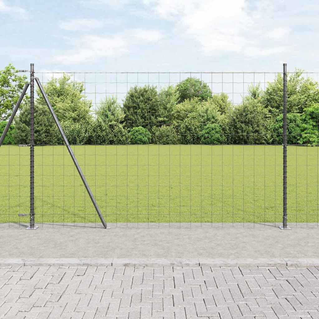 Euro Aed Beton Alusel 10 x 1,5 m PVC-kaetud teras Hall Võrk