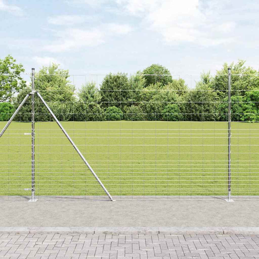 Keermestatud aed betoonalusega 25 x 1,6 m Tsingitud teras Võrk