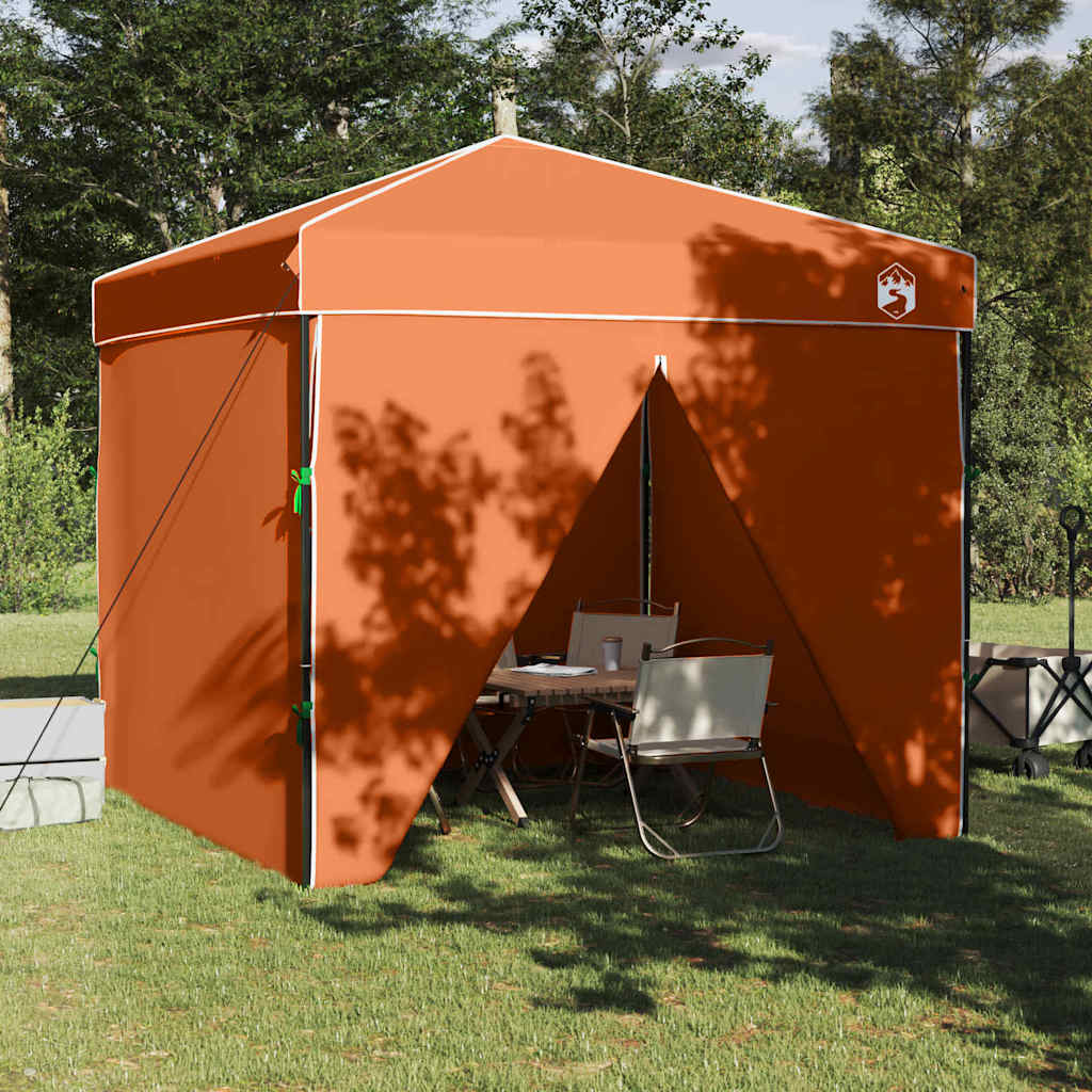 Katuse telk 243 x 243 x 251 cm Oranž kangas