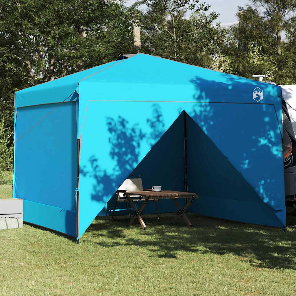 Katuse telk 290 x 290 x 251 cm Sinine kangas
