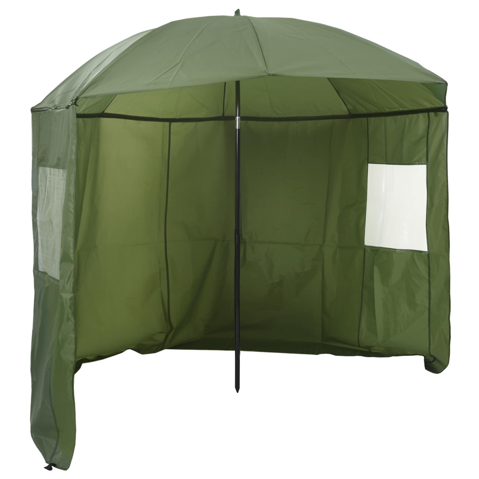 Kalapüügivarjund 228 x 204 cm Oxford polüester Kollane armee