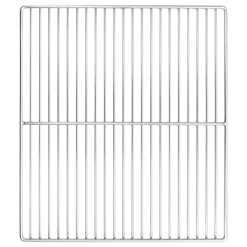 Grilli rest 45 x 40 cm Roostevaba teras Hõbedane