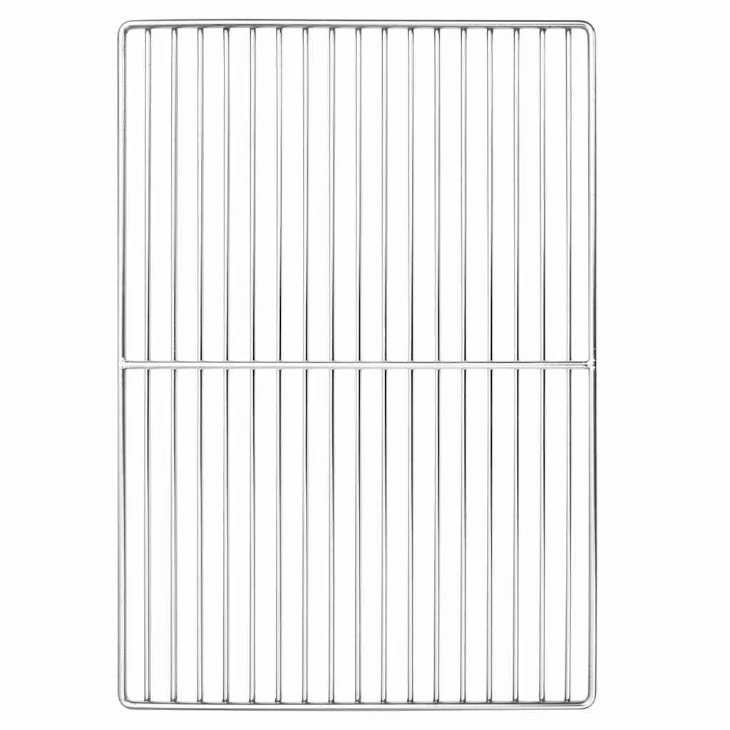 Grilli rest 47 x 32,5 cm Roostevaba teras Hõbedane