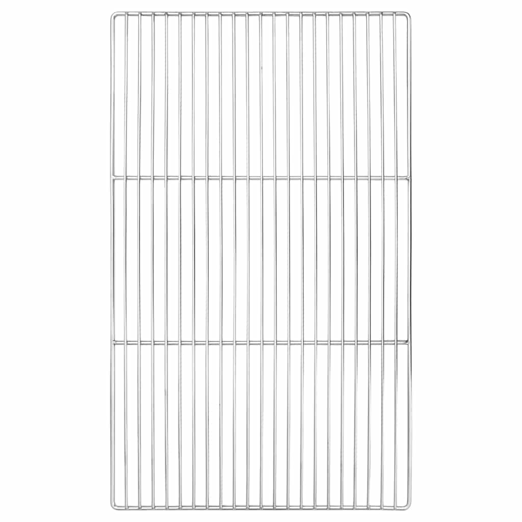 Grilli rest 67 x 40 cm Roostevaba teras Hõbedane