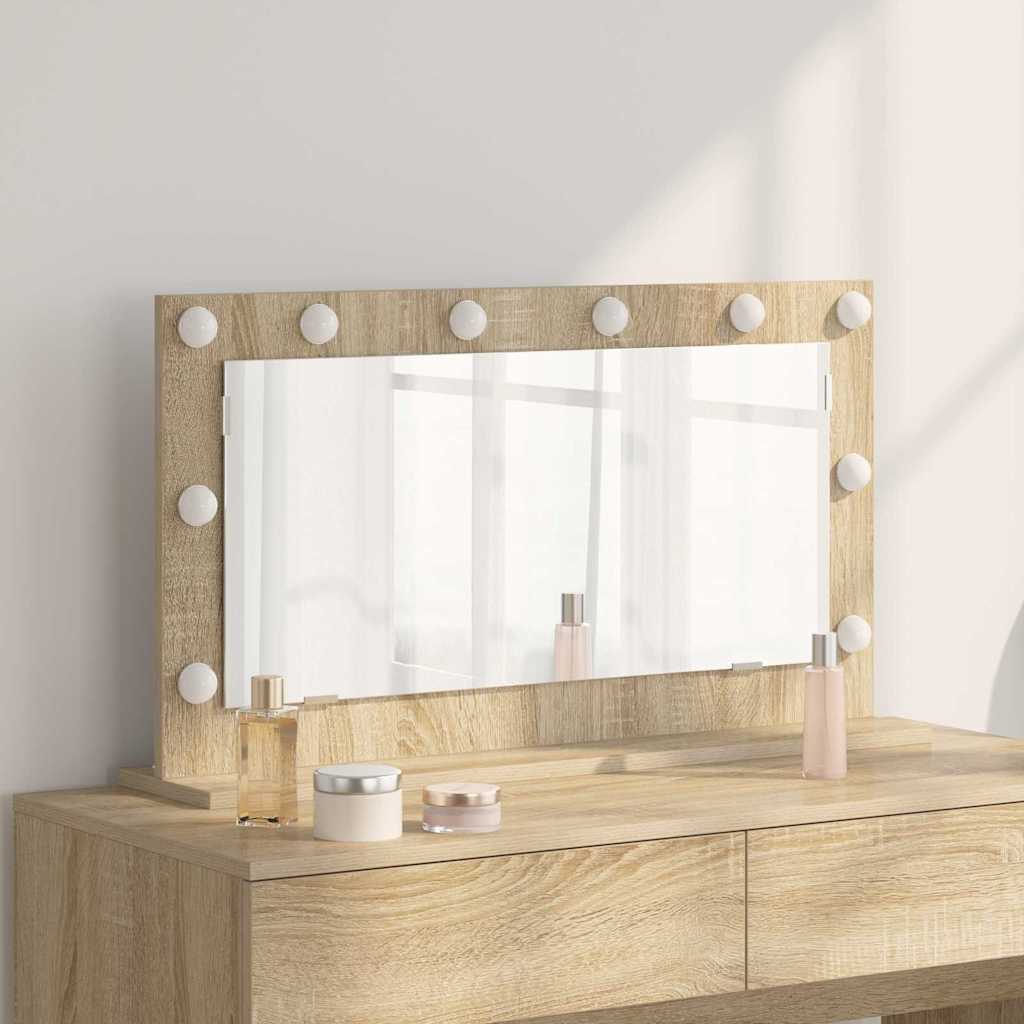 Tualettpeegel Sonoma tamm 80 x 45 x 18 cm Ristkülik