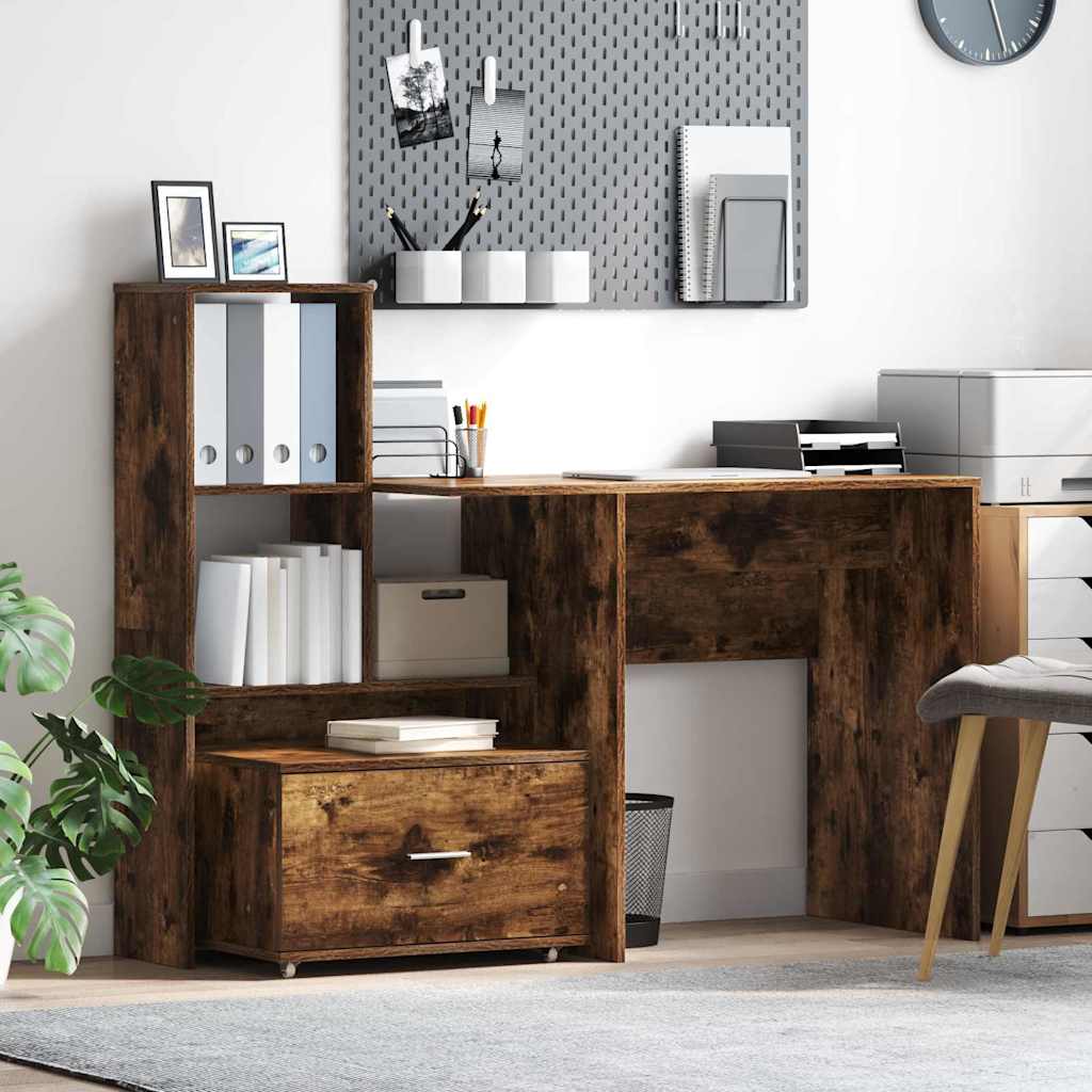 Sahtlibüroo 55 x 45 x 31 cm Suitsetatud tamm