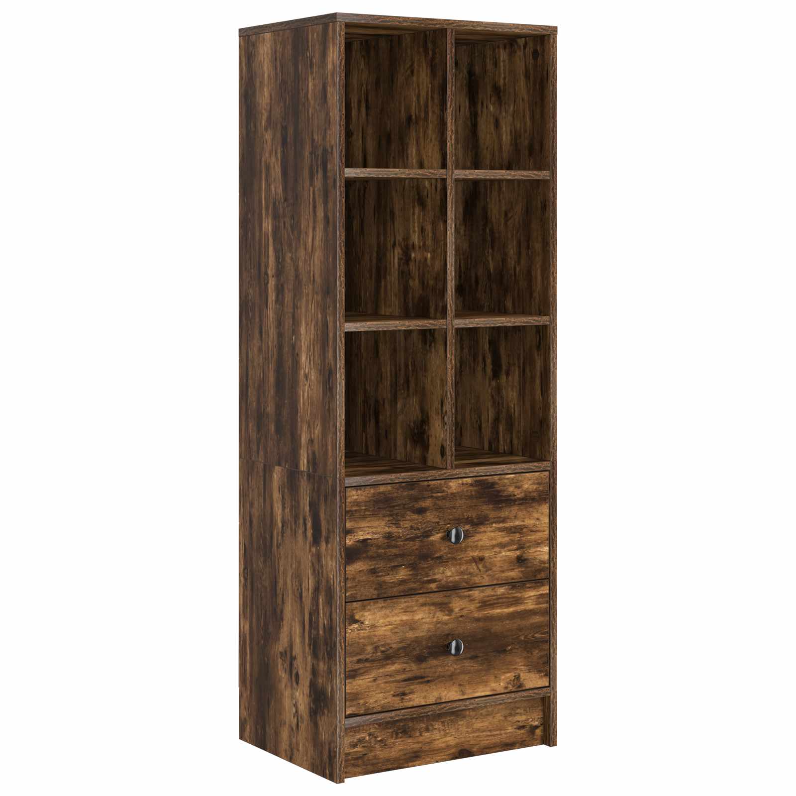Kõrgushein sahtliga Suitsetatud tamm 45,5 x 34 x 127 cm