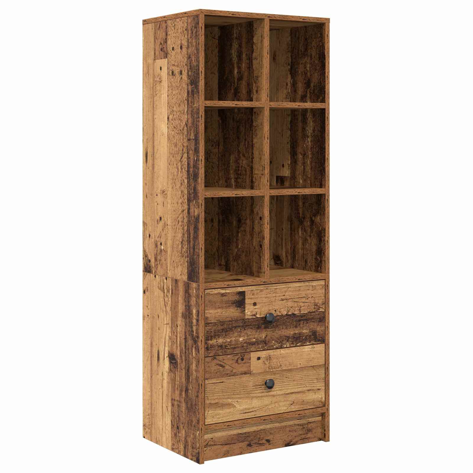 Kõrgushein sahtliga Vana puit 45,5 x 34 x 127 cm