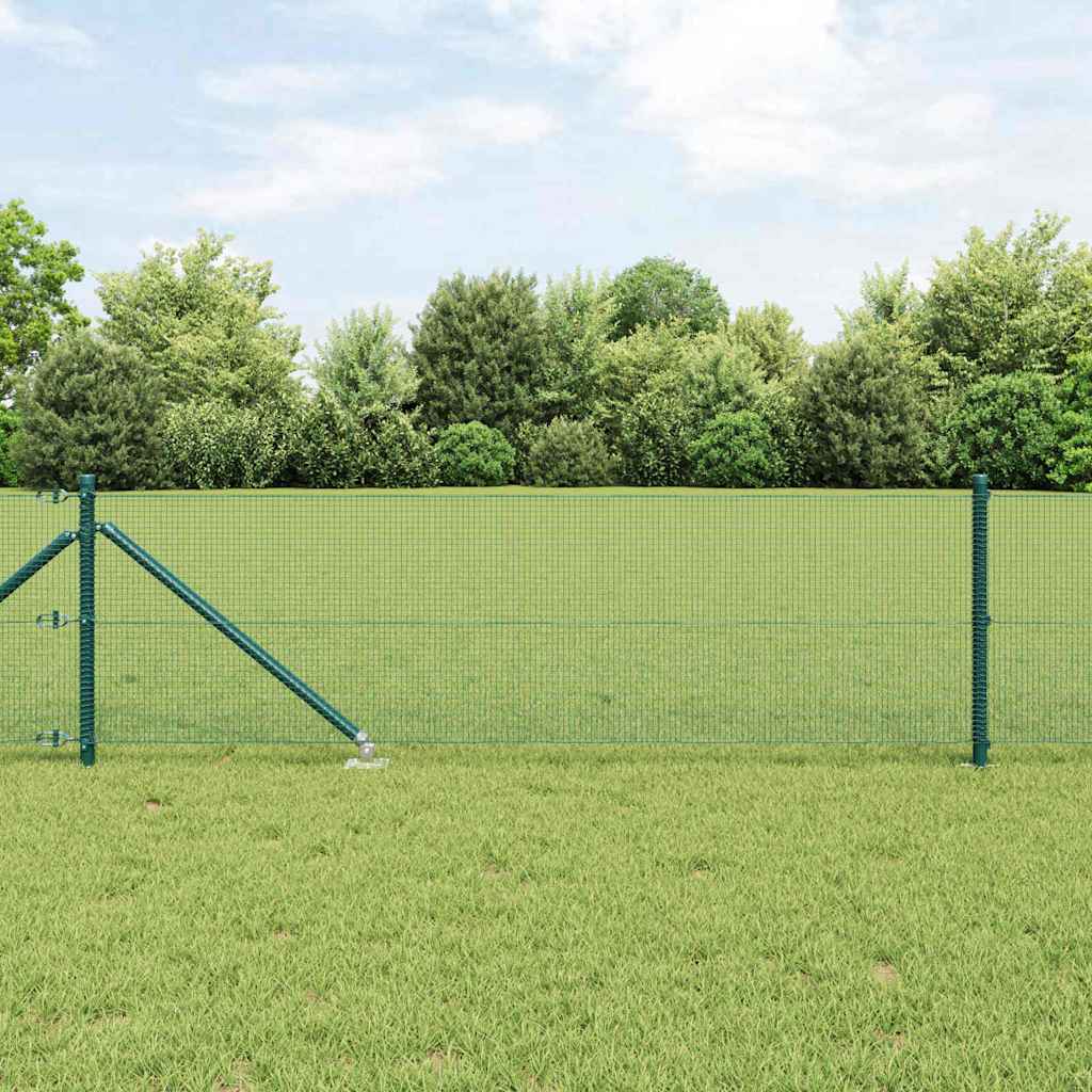Keermestatud traataed teravate otsadega 25 x 0,8 m Roheline