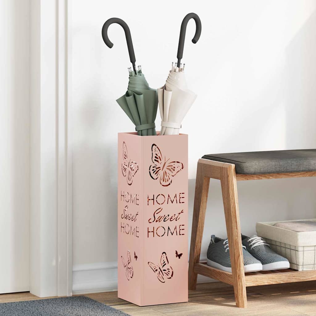 Vihm Varjupaik ladustamisega Roosa 15,5 x 15,5 x 49 cm Teras