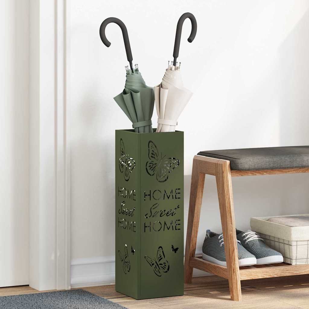 Vihm Varjupaik ladustamisega Oliiv 15,5 x 15,5 x 49 cm Teras