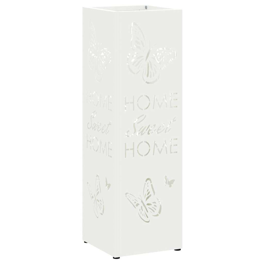 Vihm Varjupaik ladustamisega Valge 15,5 x 15,5 x 49 cm Teras