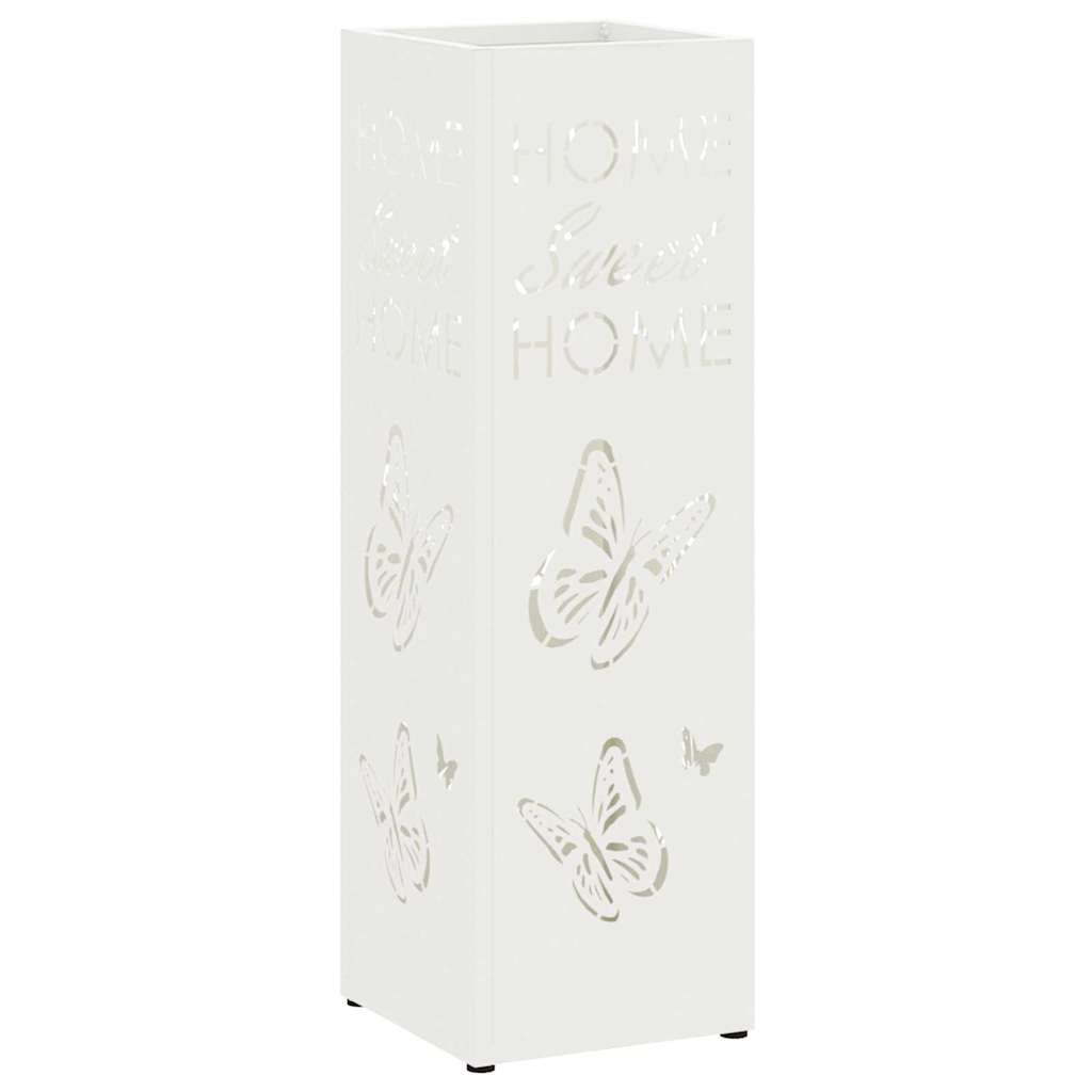 Vihm Varjupaik ladustamisega Valge 15,5 x 15,5 x 49 cm Teras