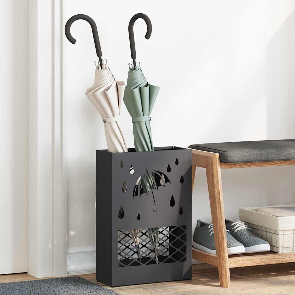 Vihm Varjupaik Must 28 x 12 x 41 cm Teras