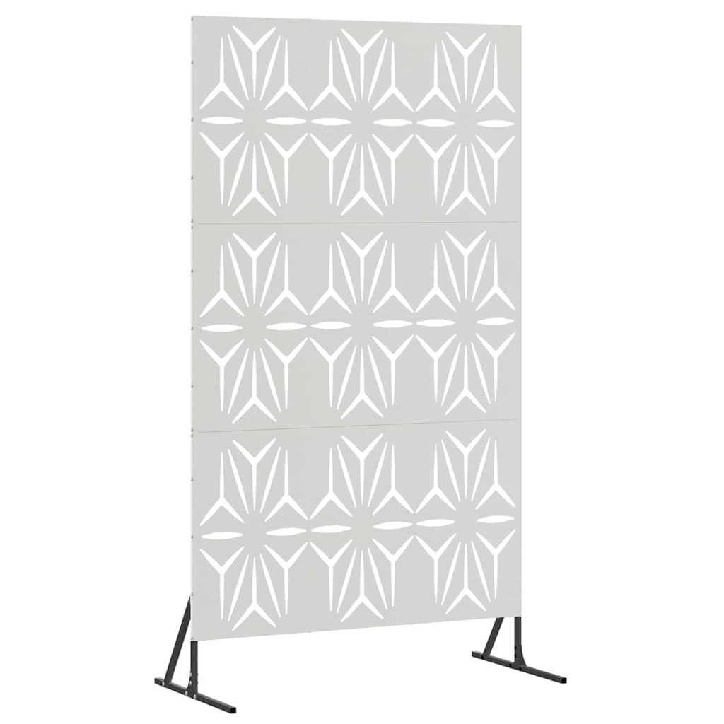Privaatsustõke 100 x 50 x 180 cm Roostevaba teras Hõbedane