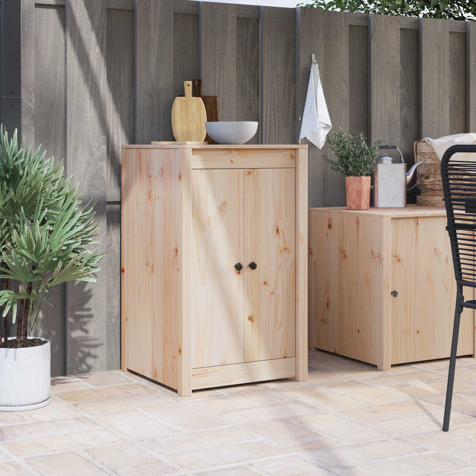 Köök uks MEPPEL Pruun tamme 50 x 9 x 82 cm Männipuit