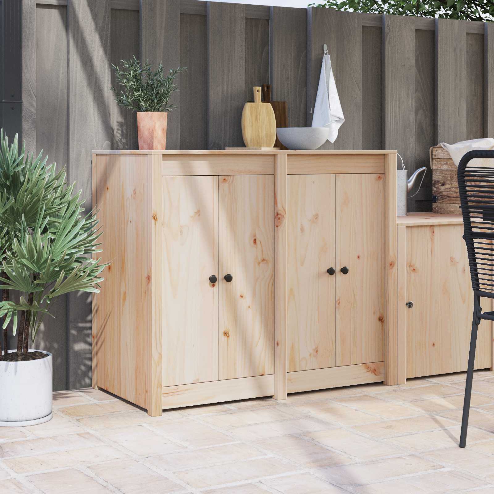 Köök uks MEPPEL 2 tk cream 50 x 9 x 82 cm Männipuit