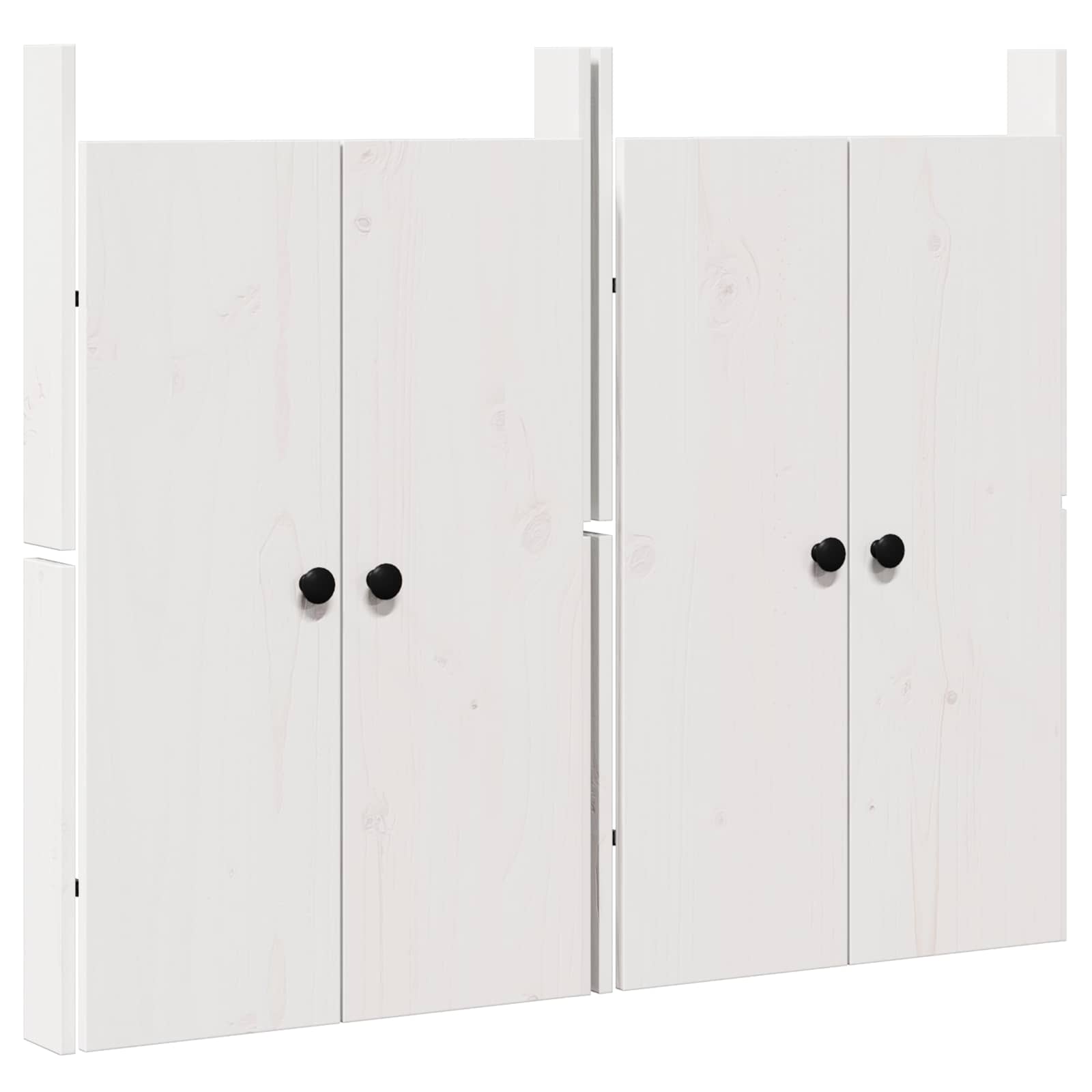 Köök uks MEPPEL 2 tk Valge 50 x 9 x 82 cm Männipuit