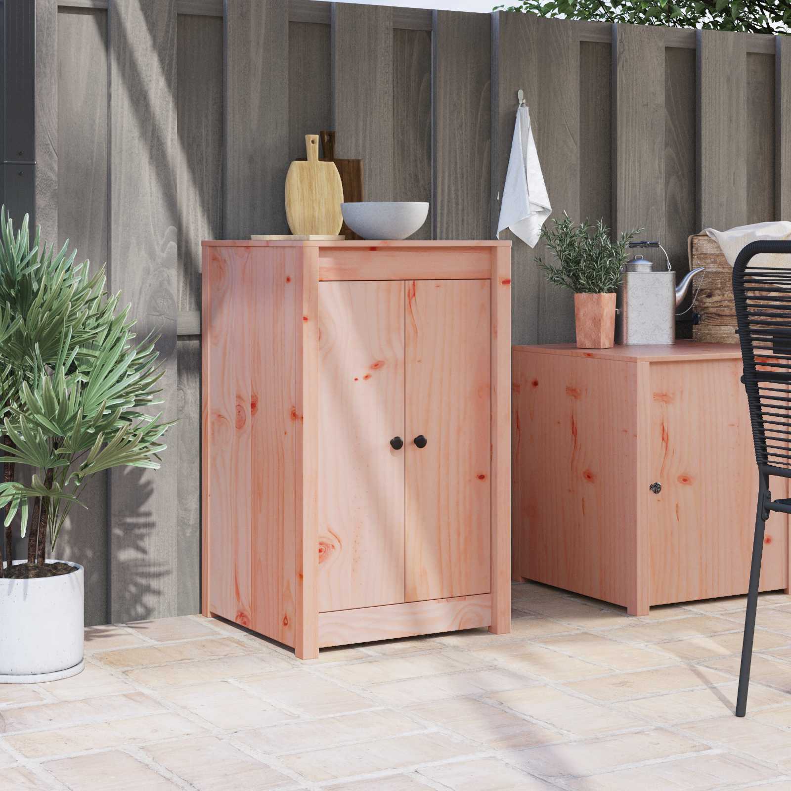 Köök uks MEPPEL Pruun 50 x 9 x 82 cm täispuit-douglaskuusk