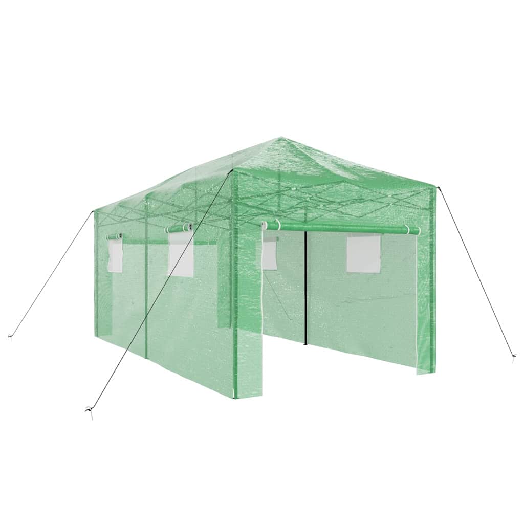 Kasvuhoone koos pop-up raami Roheline 290 x 580 x 315 cm Raud