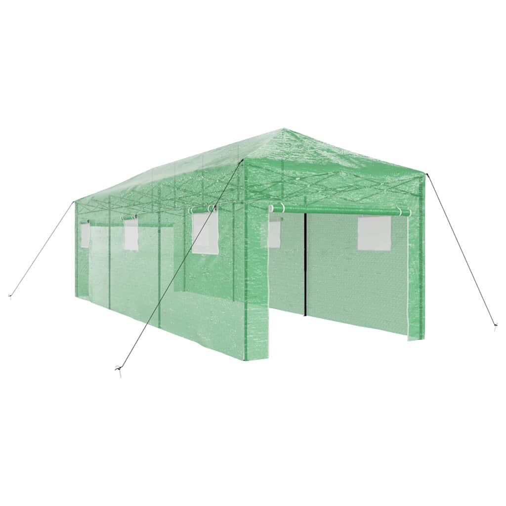 Kasvuhoone koos pop-up raami Roheline 290 x 870 x 315 cm Raud