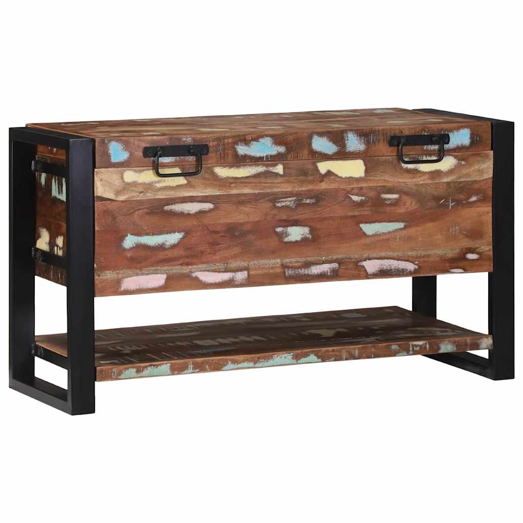 Salvestuskarp Mitmevärviline 80 x 35 x 45 cm Taastatud puit