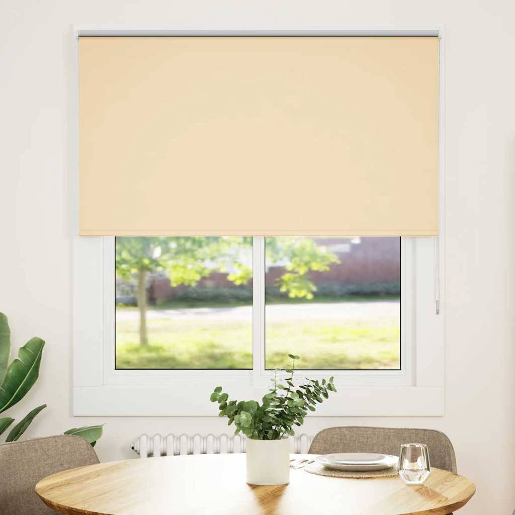 Pimendav ruloo Beež 130x150 cm kanga laius 126,6 cm polüester