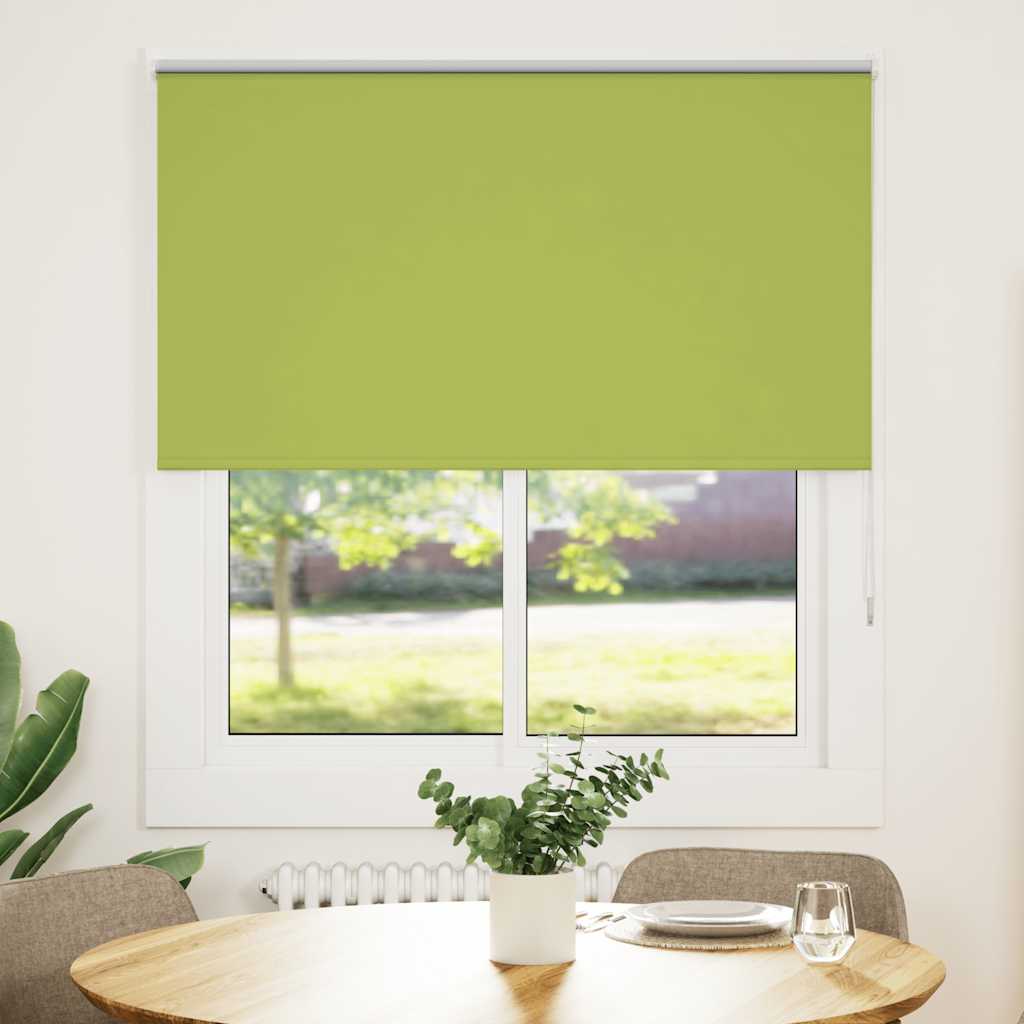 Pimendav ruloo lehed rohelised 125x150 cm kanga laius 121,6 cm