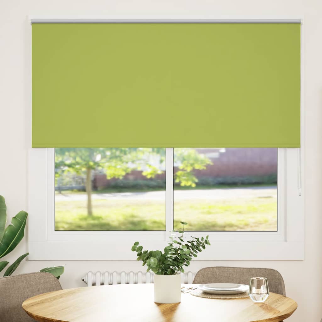 Pimendav ruloo lehed rohelised 155x150 cm kanga laius 151,6 cm
