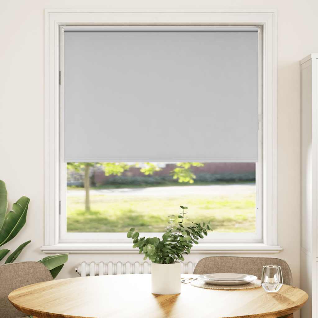 Ruloo pimendav helehall 100x130cm Kanga laius 95,7 cm polüester