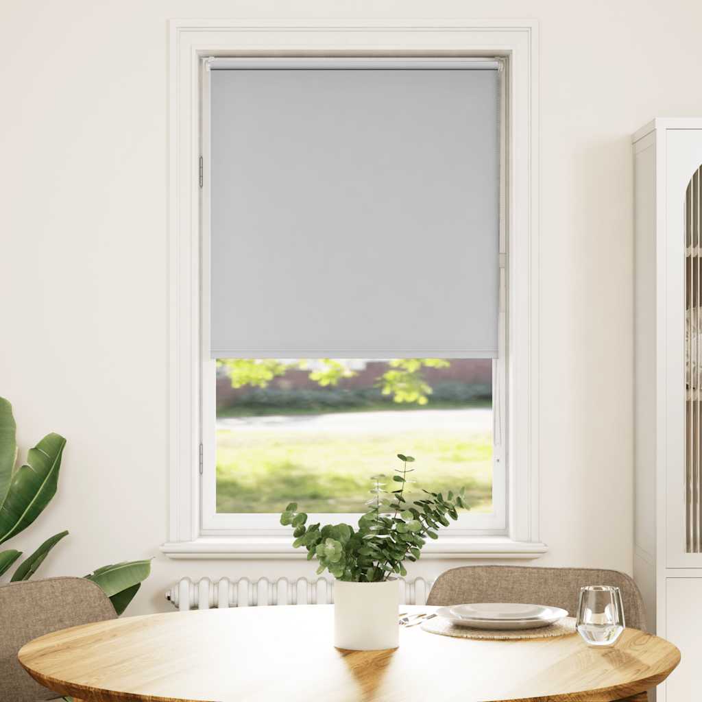Pimendav ruloo helehall 75x150 cm kanga laius 70,7 cm polüester