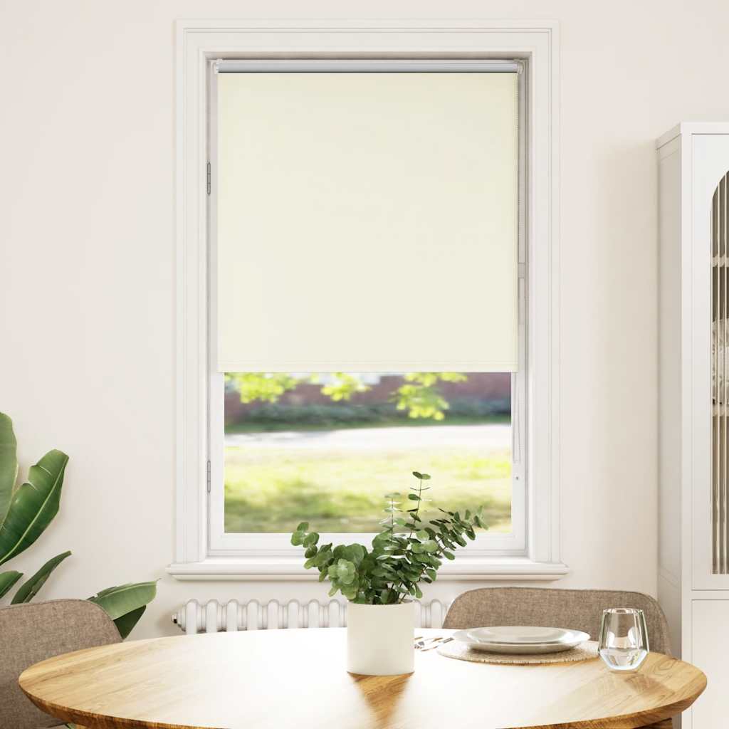 Pimendav ruloo koltunud valge 85x150 cm kanga laius 80,7 cm