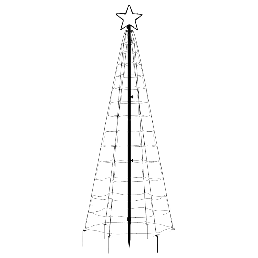 LED jõulupuu tüüblitega 220 LED sooja valge 180 cm