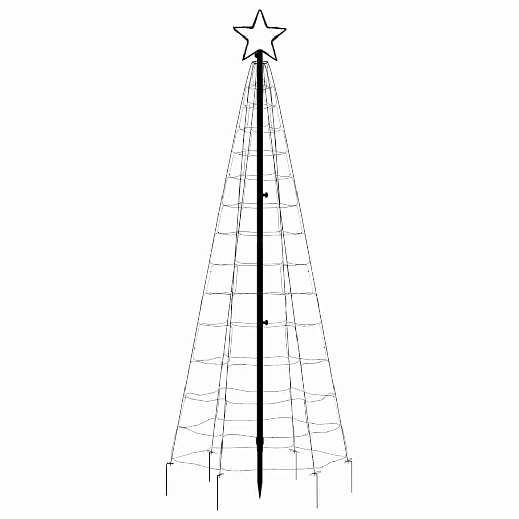 LED Jõulupuu naeltega 220 LED külm valge 180 cm