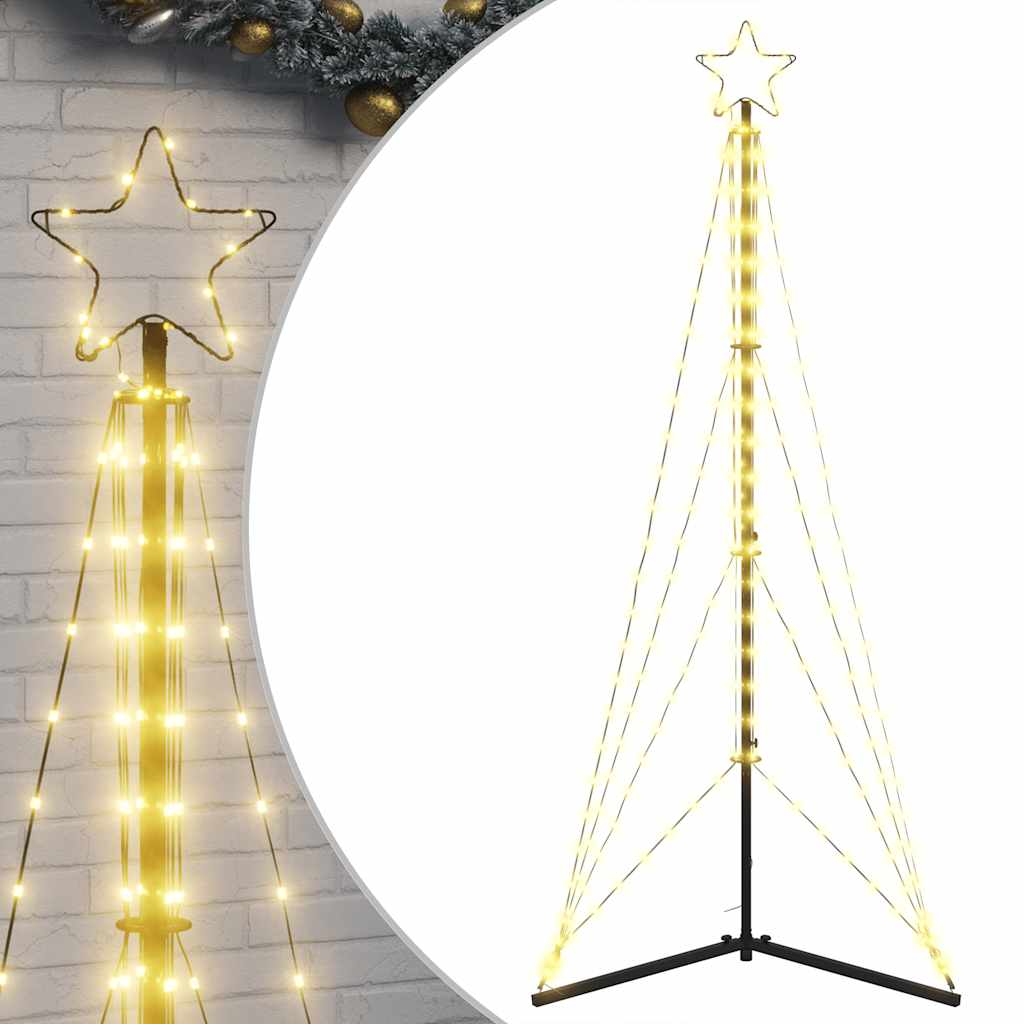 LED jõulupuu 363 LEDid Soe Valge 182 cm