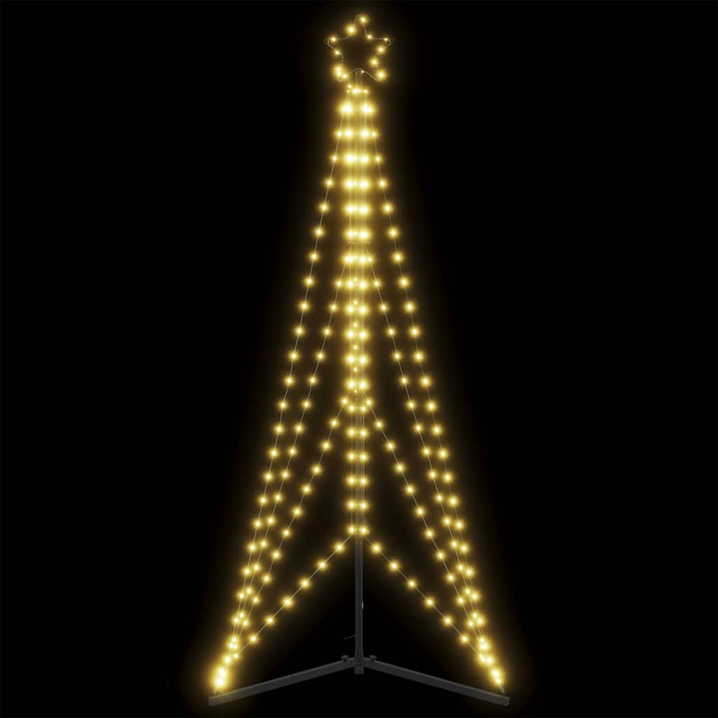 LED jõulupuu 363 LEDid Soe Valge 182 cm
