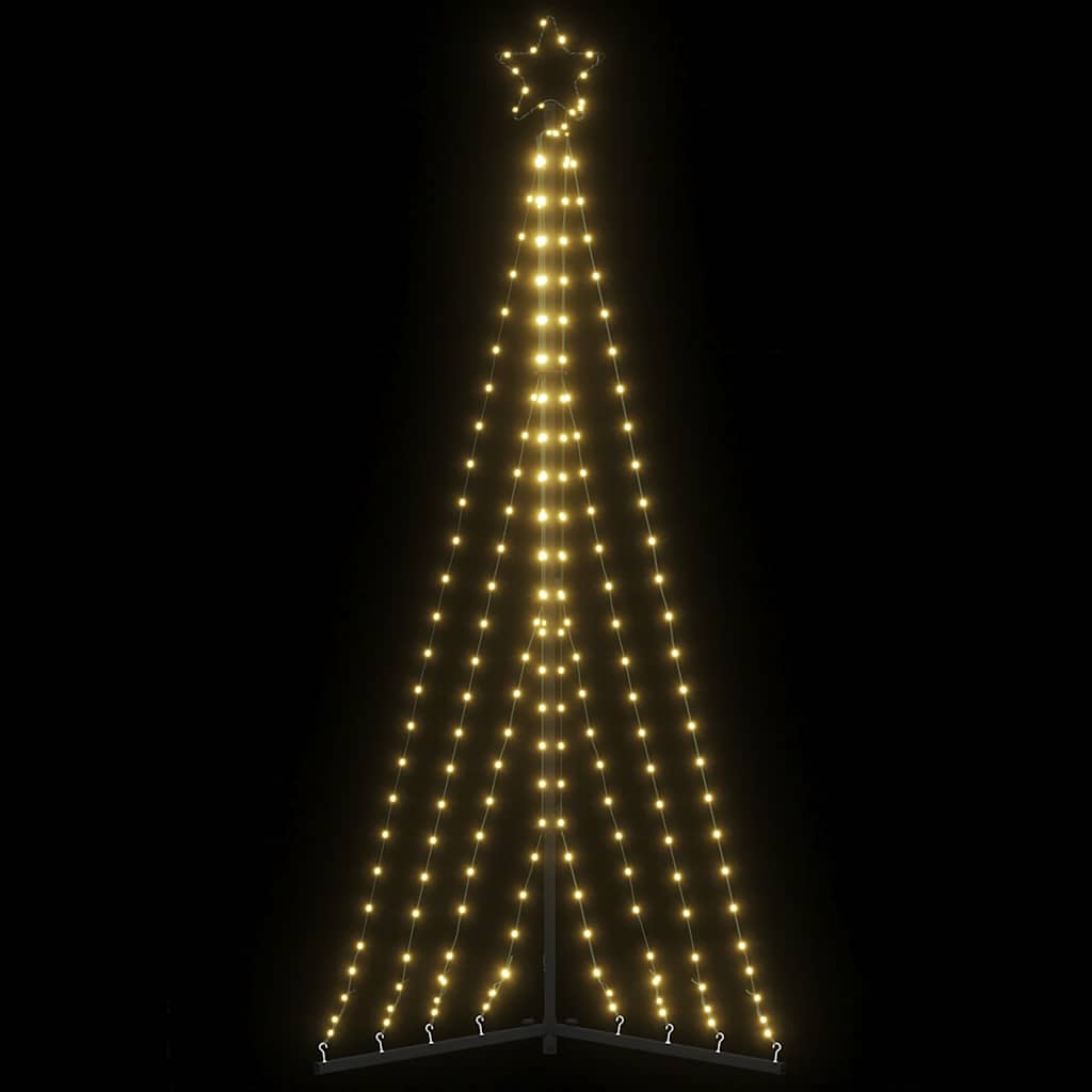 LED jõulupuu 339 LEDid Soe Valge 182 cm