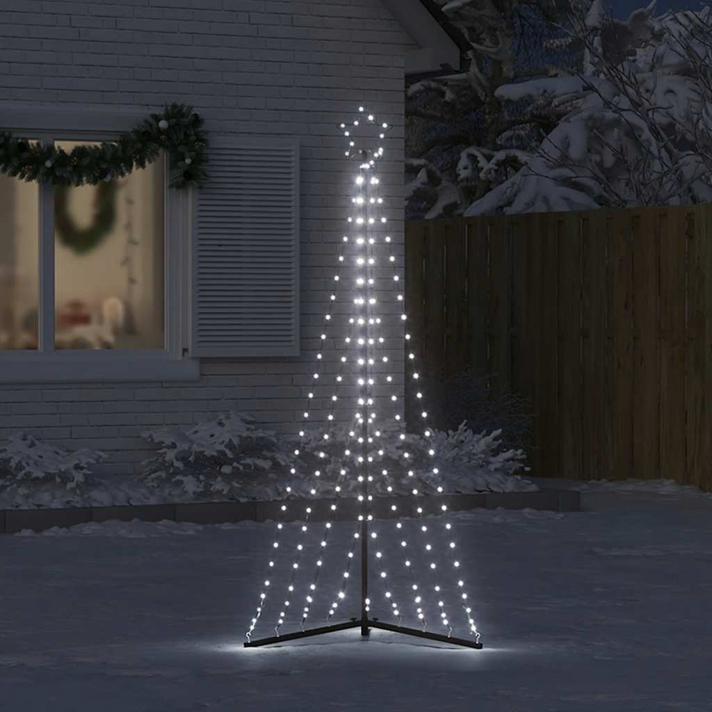 LED jõulupuu 339 LED külm, valge 182 cm