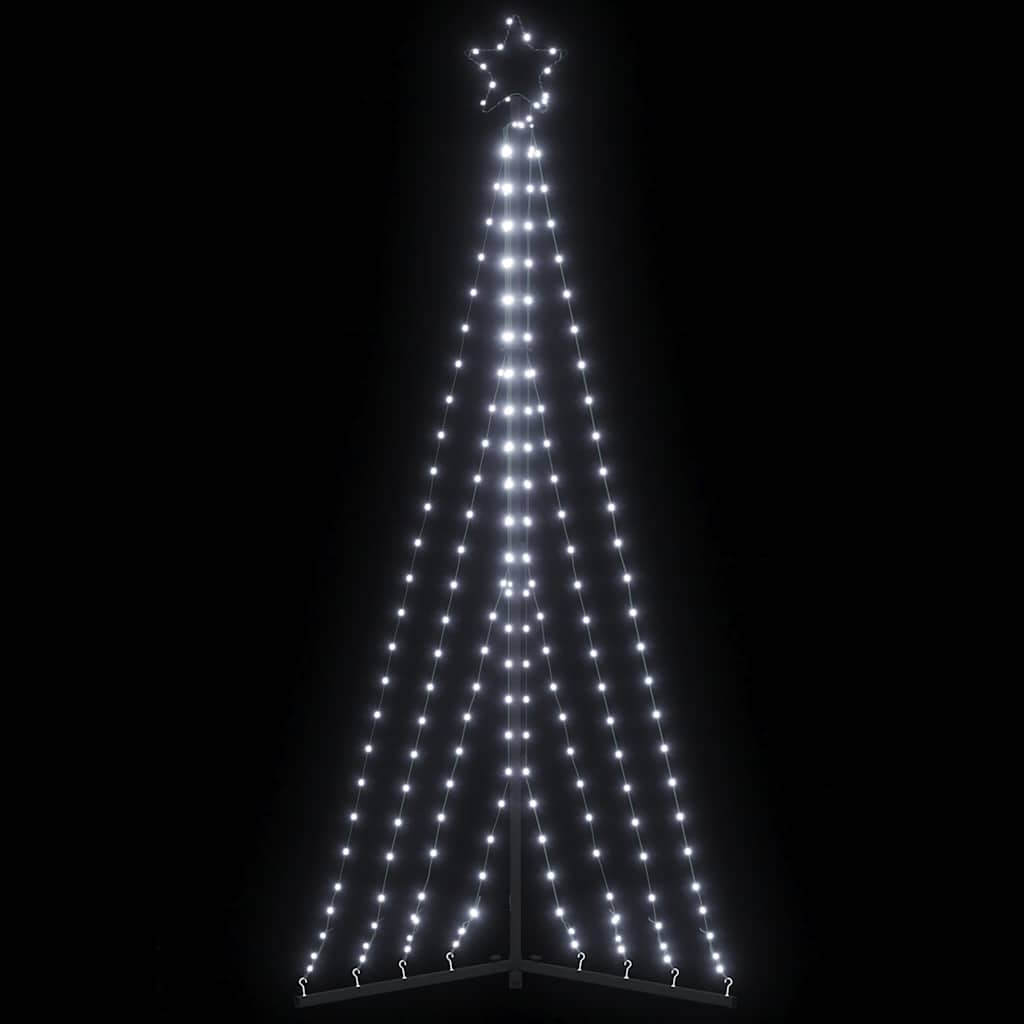 LED jõulupuu 339 LED külm, valge 182 cm