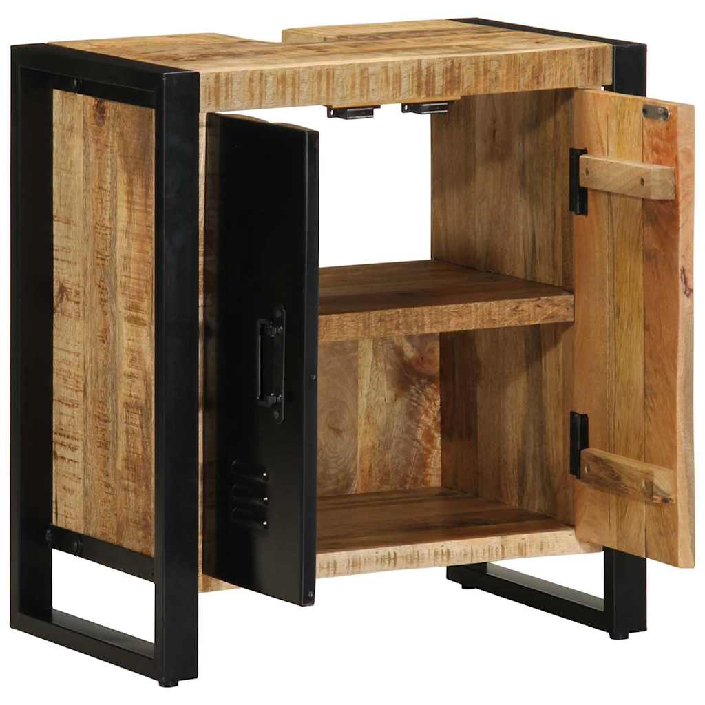 Vannitoa kapp Pruun 55 x 35 x 60 cm Tugev mango puu