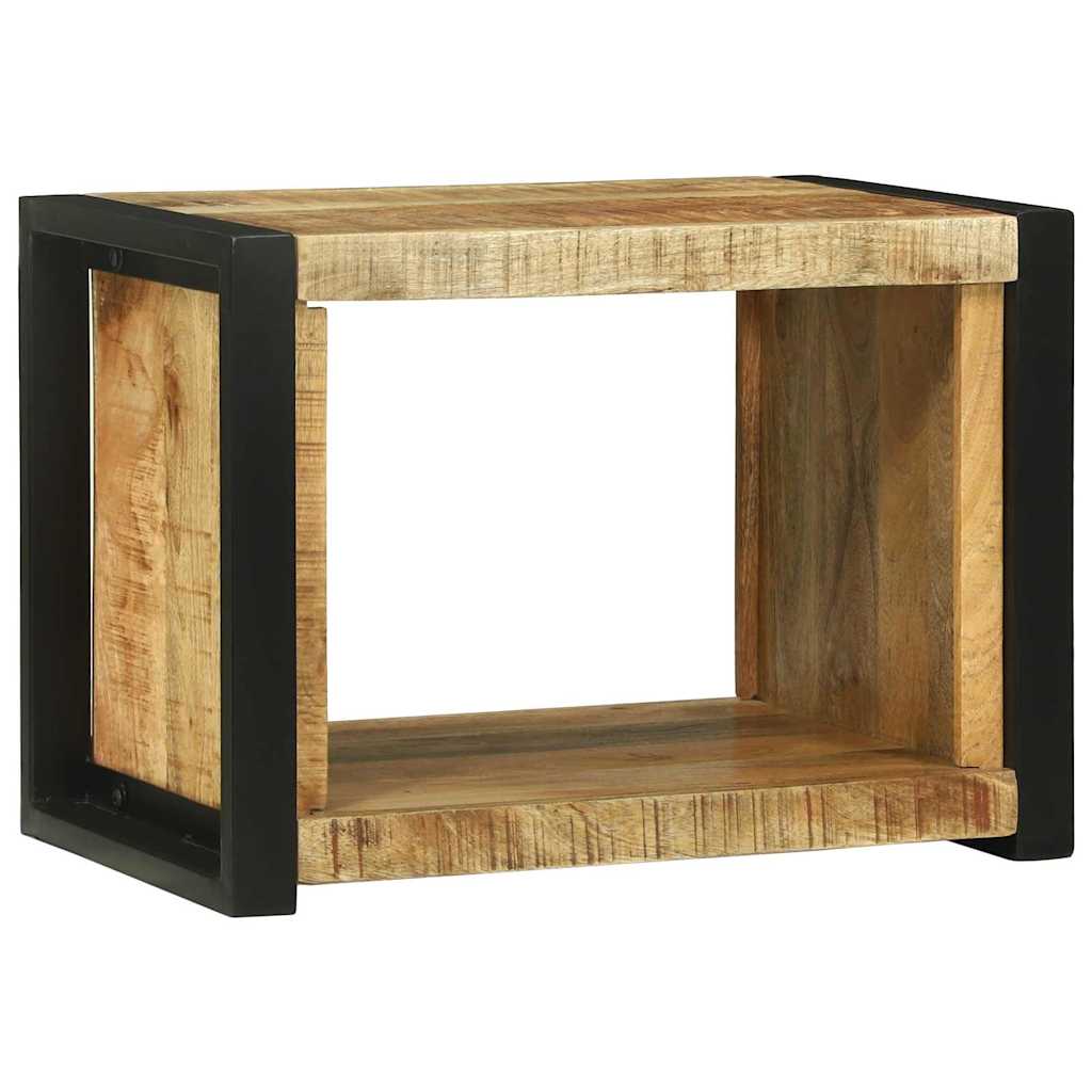 Seinakubik ladustamisega Pruun 55 x 35 x 40 cm Tugev mango puu