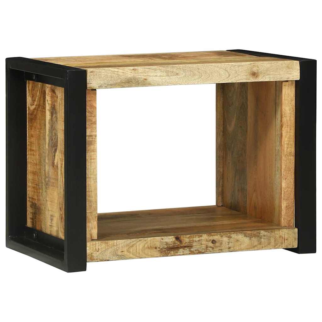 Seinakubik ladustamisega Pruun 55 x 35 x 40 cm Tugev mango puu